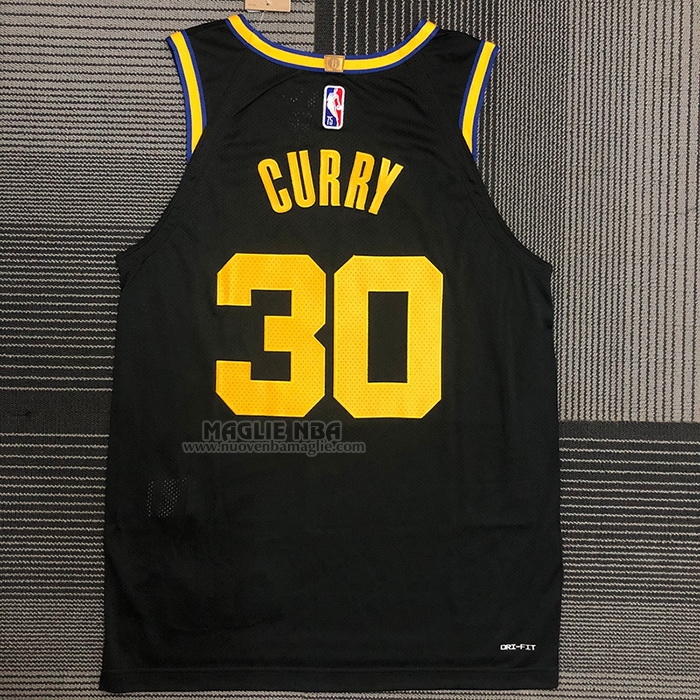 Maglia
 Stephen Curry NO 30 Golden State Warriors Citta
 Autentico
 2021-22 Nero
